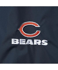 Men's Dunbrooke Navy Chicago Bears Triumph Fleece Full-Zip Jacket