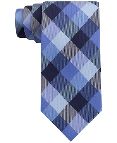 Tommy Hilfiger Men's Buffalo Check Tartan Silk Tie