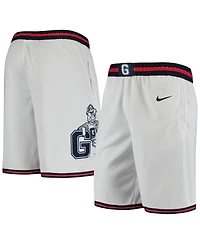 Men's Nike White Gonzaga Bulldogs Limited Basketball Performance Shorts
