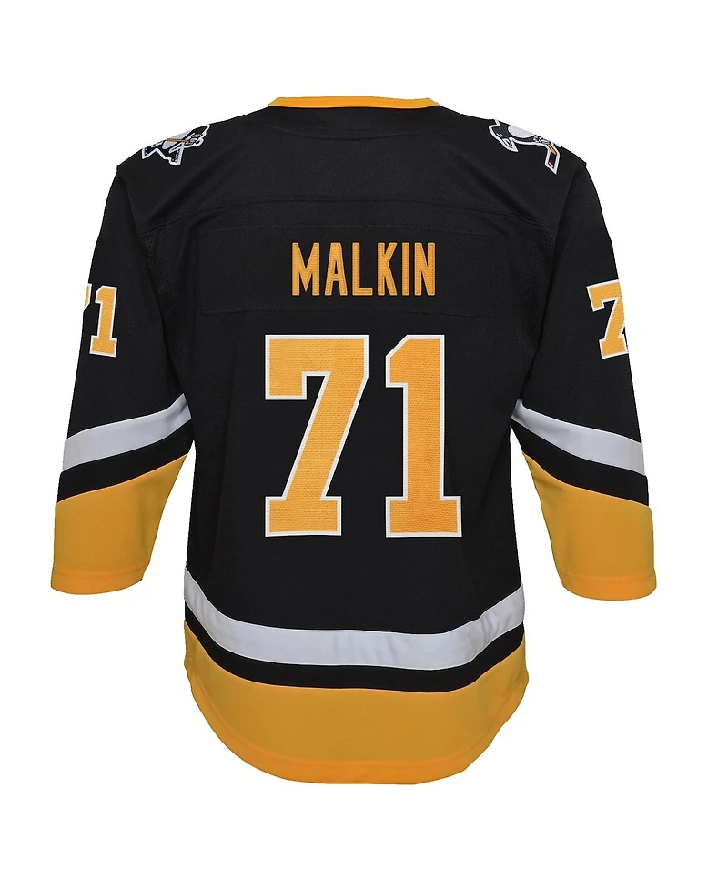 Big Boys Evgeni Malkin Black Pittsburgh Penguins 2021/22 Alternate Premier Player Jersey
