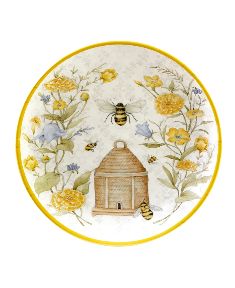 Certified International Bee Sweet Melamine Platter Set, 2 Piece