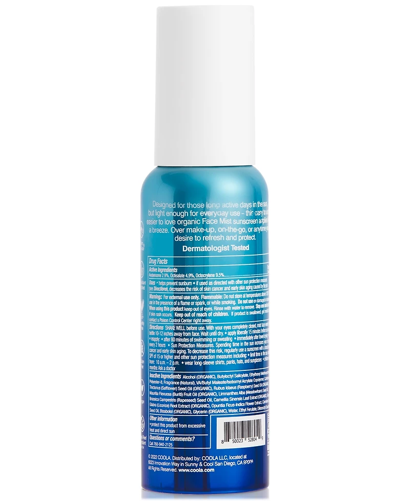 Coola Classic Face Mist Sunscreen Spf 50
