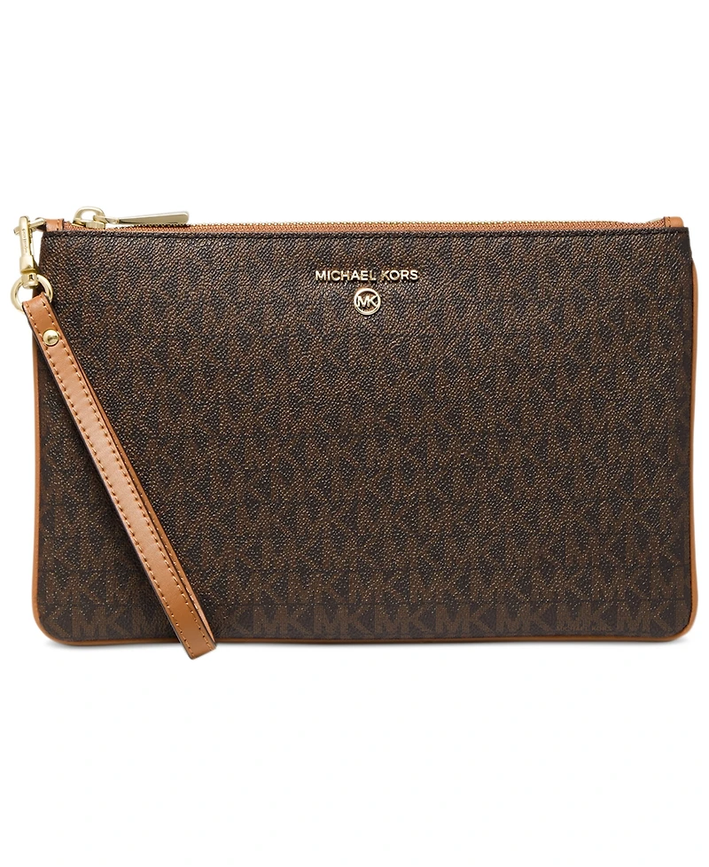 Michael Kors Logo Jet Set Charm Wristlet