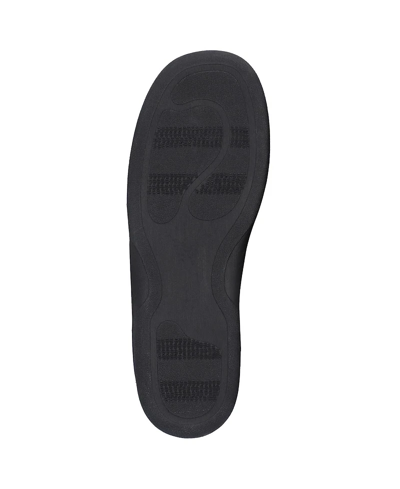 Men's Foco Brooklyn Nets Team Logo Flannel Moccasin Slippers