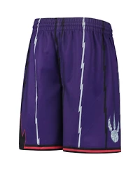 Big Boys Mitchell & Ness Purple Toronto Raptors 1998 Hardwood Classics 75th Anniversary Swingman Shorts