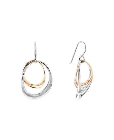 Calvin Klein Women's Two-Tone Stainless Steel Earrings