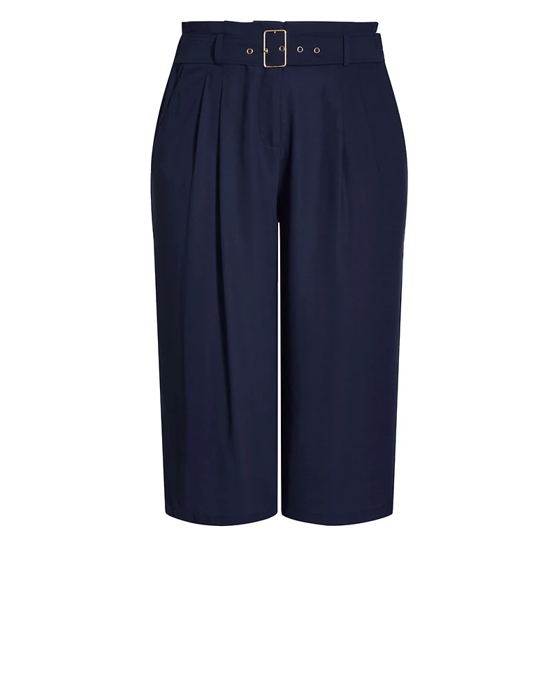 City Chic Women's Easy Crop Pant