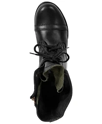 Steve Madden Women's Troopa Lace-up Combat Boots
