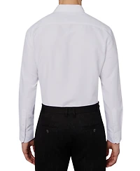 Calabrum Men's Regular Fit Solid Wrinkle Free Performance Dress Shirt