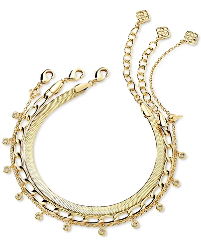 Kendra Scott 3-Pc. Set Crystal Kassie Bracelets