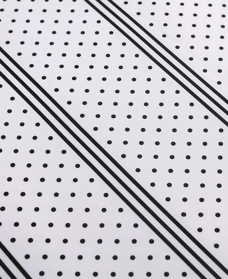 Betsey Johnson Dots And Stripes 4-Pc. Microfiber Sheet Set, King