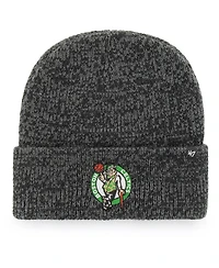 Men's '47 Black Boston Celtics Brain Freeze Cuffed Knit Hat
