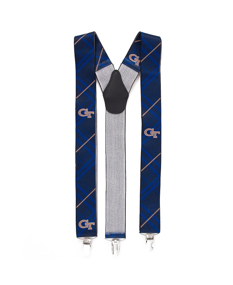 Men's Blue Ga Tech Yellow Jackets Suspenders