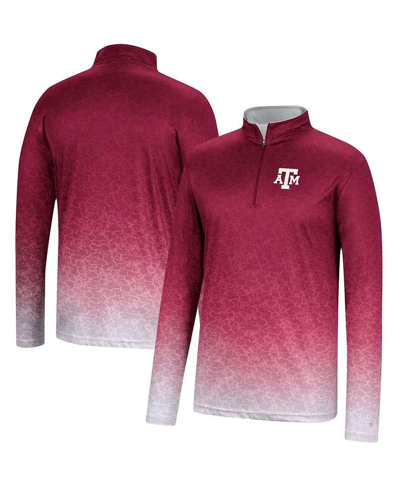 Men's Colosseum Maroon Texas A M Aggies Walter Quarter-Zip Windshirt
