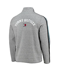 Men's Tommy Hilfiger Heathered Gray Jacksonville Jaguars Mario Quarter-Zip Jacket