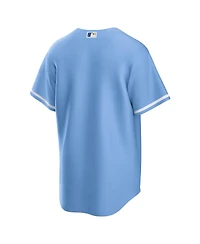 Men's Nike Light Blue Kansas City Royals Alternate Replica Team Logo Jersey