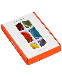 Le Creuset Set of Six Stoneware Multi Color Pinch Bowls