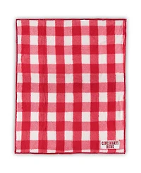 Cincinnati Reds 50" x 60" Buffalo Check Frosty Fleece Blanket