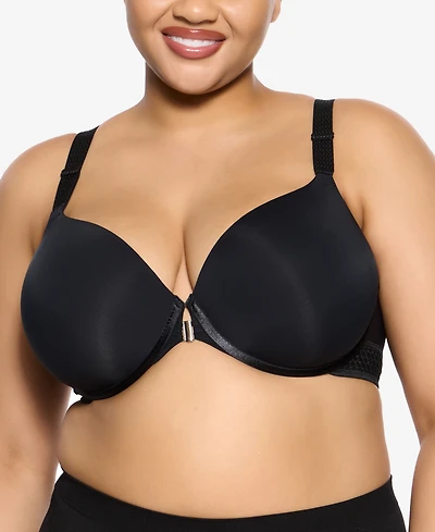 Women's Body Soft Smoothing Front Close T-Shirt Bra