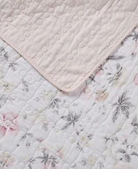 Laura Ashley Breezy Floral Reversible Piece Quilt Set