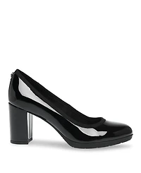 Anne Klein Women's Castana Round Toe Block Heel Pumps