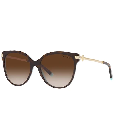Tiffany & Co. Women's Low Bridge Fit Sunglasses, TF4193BF