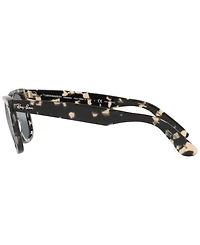 Ray-Ban Unisex Polarized Sunglasses, RB2140 Wayfarer Chromance