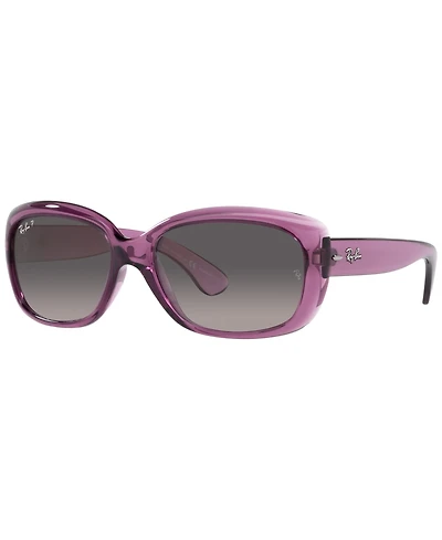 Ray-Ban Women's Polarized Sunglasses, RB4101 Jackie Ohh 58