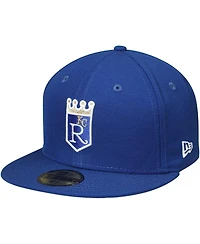 Men's Royal Kansas City Royals Cooperstown Collection Wool 59FIFTY Fitted Hat