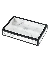 Avanti Jasper Framed Marble-look Resin Soap Dish