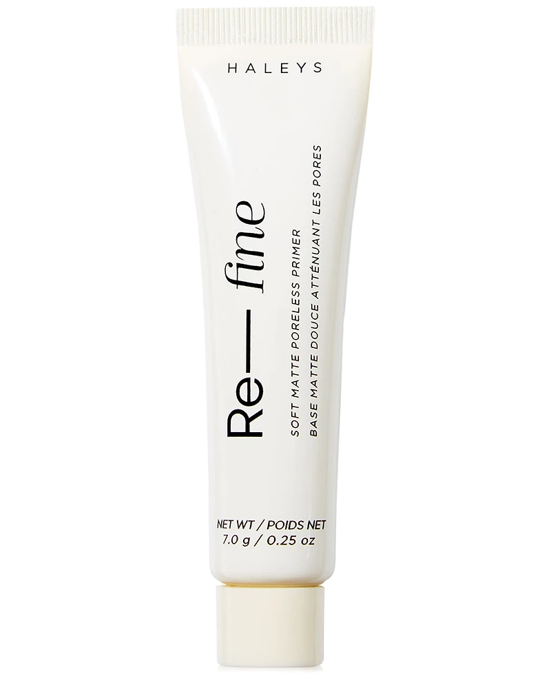 Haleys Beauty Re-Fine Soft Matte Poreless Primer, 0.25 oz.
