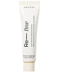 Haleys Beauty Re-Fine Soft Matte Poreless Primer, 0.25 oz.