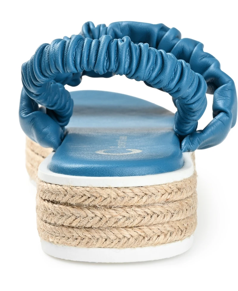 Journee Collection Women's Knowles Platform Espadrille Sandals