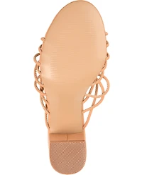 Journee Collection Women's Kennadi Beaded Sandals
