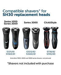 Philips Norelco Series 3000 SH30 Replacement Shaving Heads, Set of 3