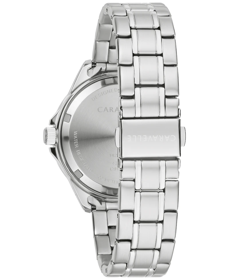 Caravelle designed by Bulova Women's Stainless Steel Bracelet Watch 36mm