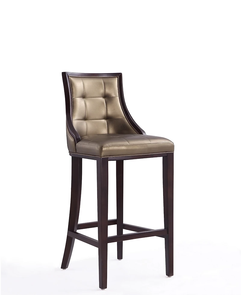 Manhattan Comfort Fifth Avenue Leatherette Upholstered Barstool