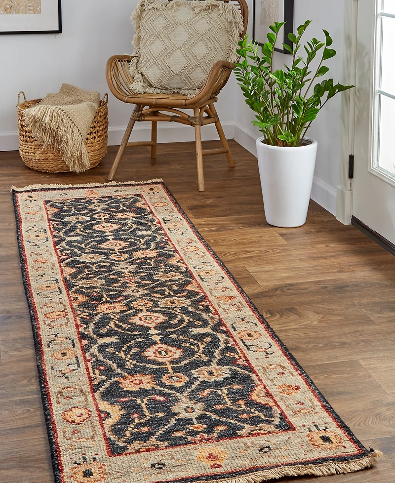 Feizy Carrington R6500 2'6" x 8' Runner Area Rug