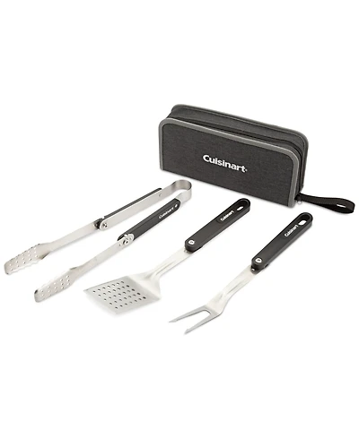 Cuisinart 4-Piece Folding Grill Tool Set
