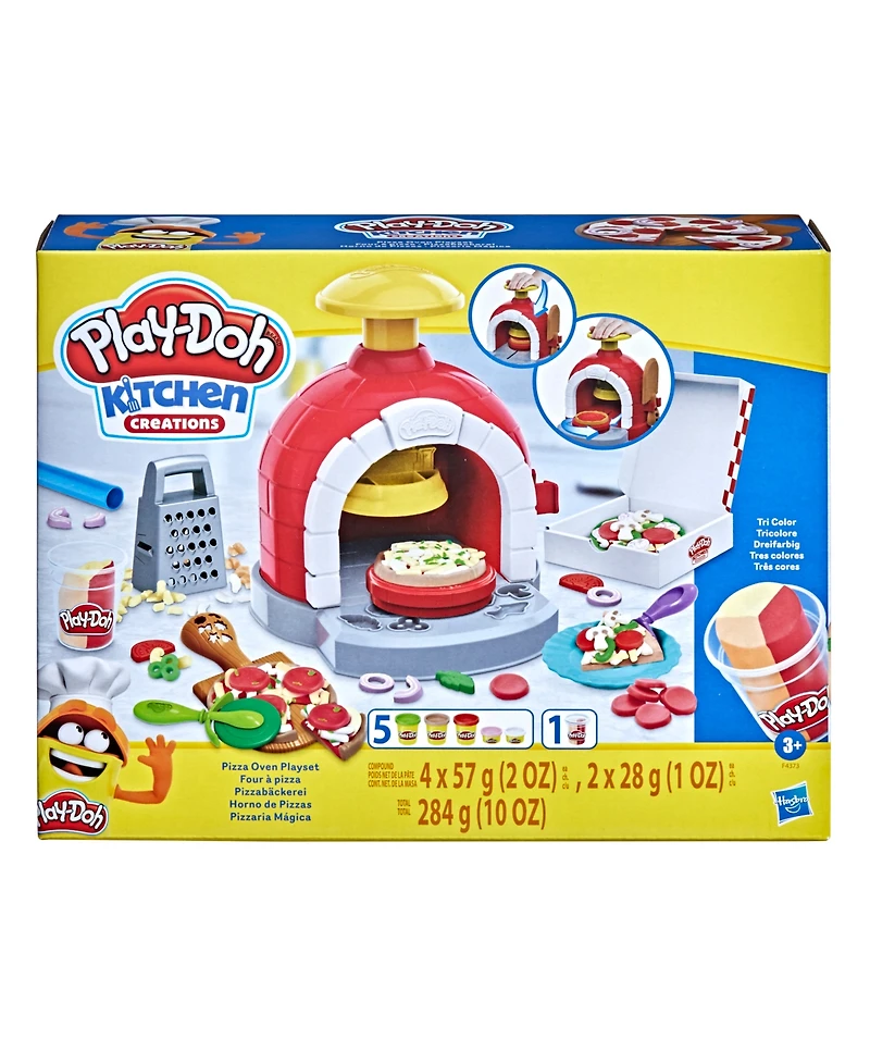 Play-Doh Kitchen Creations Pizza Oven Playset, 14 Piece