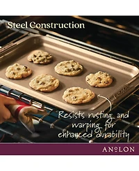 Anolon Advanced Bakeware Nonstick Cookie Sheets, Set of 2