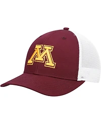 Men's Top of the World Maroon, White Minnesota Golden Gophers Trucker Snapback Hat