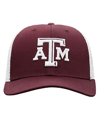 Men's Top of the World Maroon, White Texas A&M Aggies Trucker Snapback Hat