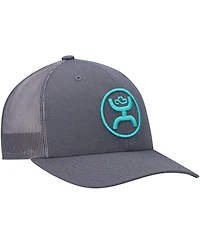 Men's Hooey Graphite O Classic Trucker Snapback Hat