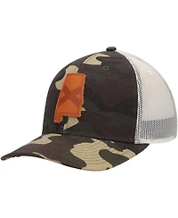 Men's Local Crowns Camo Alabama Icon Woodland State Patch Trucker Snapback Hat