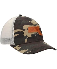 Men's Local Crowns Camo Massachusetts Icon Woodland State Patch Trucker Snapback Hat