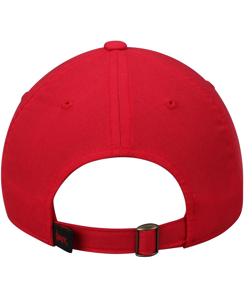 Men's Top of the World Scarlet Nebraska Huskers Staple Adjustable Hat