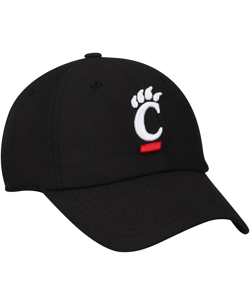 Men's Top of the World Black Cincinnati Bearcats Primary Logo Staple Adjustable Hat