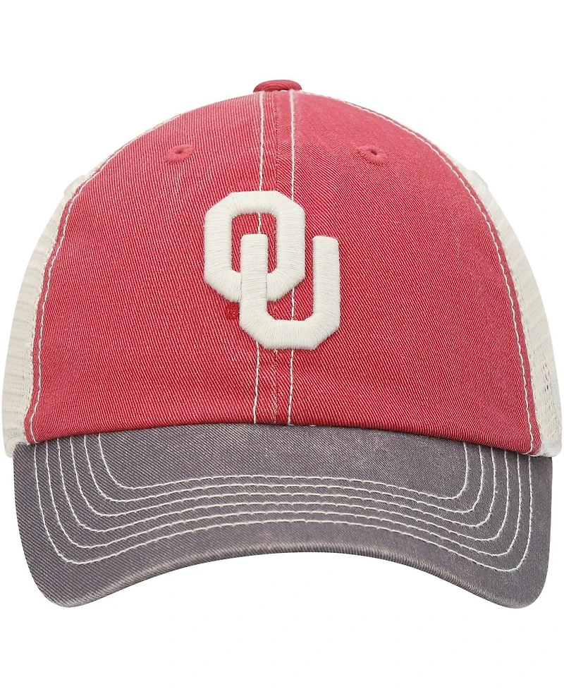 Men's Oklahoma Sooners Top of the World Offroad Trucker Adjustable Hat - Crimson