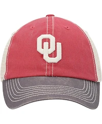 Men's Oklahoma Sooners Top of the World Offroad Trucker Adjustable Hat - Crimson